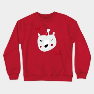 Cute Santa Bear Crewneck Sweatshirt